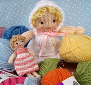 small knitted doll free pattern